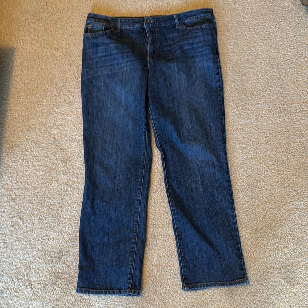 Bandolino Mandie Dark Wash Petite Jeans